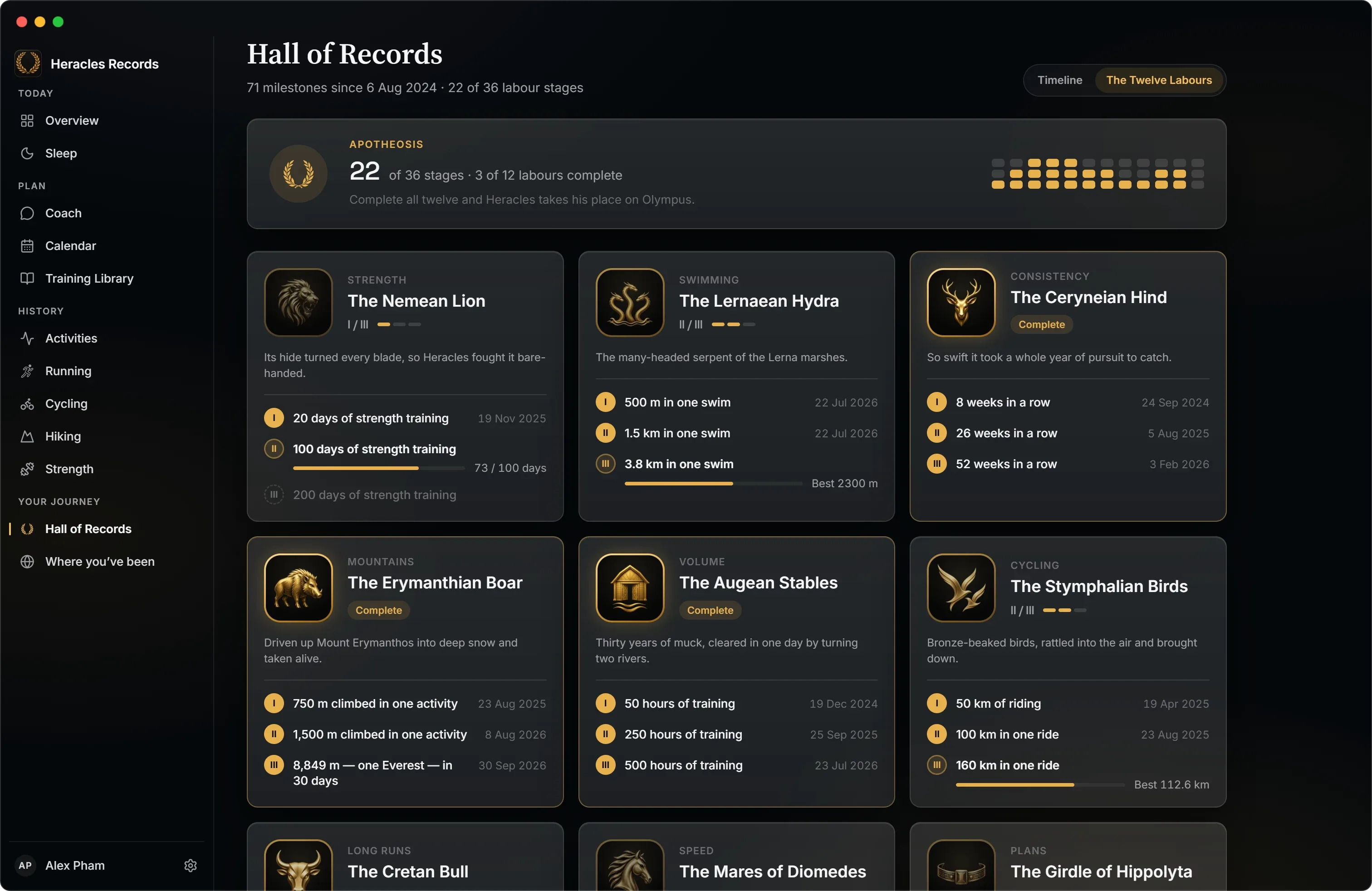 Hall of Records: the Twelve Labours